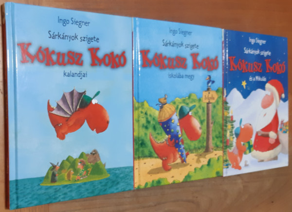 Ingo Siegner - Kkusz Kok kalandjai - Srknyok szigete + Kkusz Kok iskolba megy - Srknyok szigete + Kkusz Kok s a Mikuls - Srknyok szigete