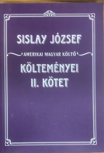 Sislay Jzsef - Sislay Jzsef kltemnyei II. ktet