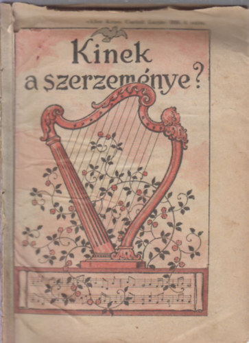 Kinek a szerzemnye? (ller kpes csaldi lapja kziknyvecski 1926/4.)