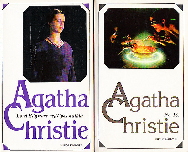 Agatha Christie - Lord Edgware rejtélyes halála + No. 16 + Ellopott gyilkosság ( 3 db Agatha Christie regény )