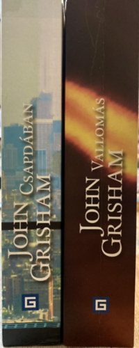 John Geisham - 2 db. John Geisham k�nyv: Csapd�ban + Vallom�s
