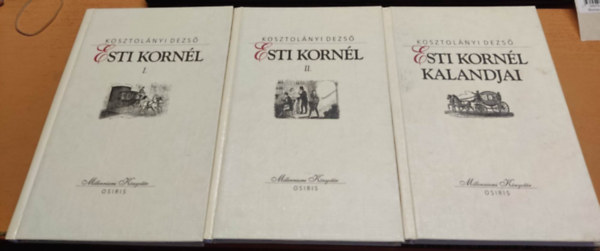 Kosztolnyi Dezs - 3 db Millenniumi knyvtr: Esti Kornl I. (37) + Esti Kornl II. (38) + Esti Kornl kalandjai (82)