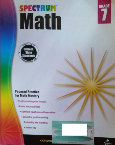 Spectrum - Spectrum Math, Grade 7 (Spectrum Matematika, 7. osztly)