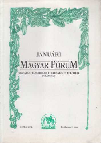 Magyar frum 1994/1-12. (teljes vfolyam, lapszmonknt)