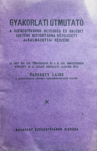 Vadkerty Lajos - Gyakorlati tmutat