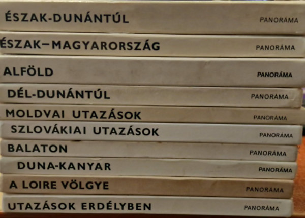 Dr. Cseke László, Kovács Gergelyné, Huba László, Tompos Erzsébet-Czellár Kata, Szombathy Viktor , Zákonyi Ferenc, Lindner László, Dr. Mátyás Vilmos Gímes Endre (szerk.) - 10db Panoráma könyvsorozat.