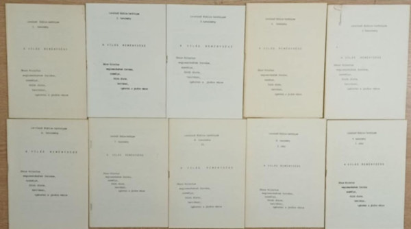 Levelez Biblia-tanfolyam 1-14 (20 ktetben)