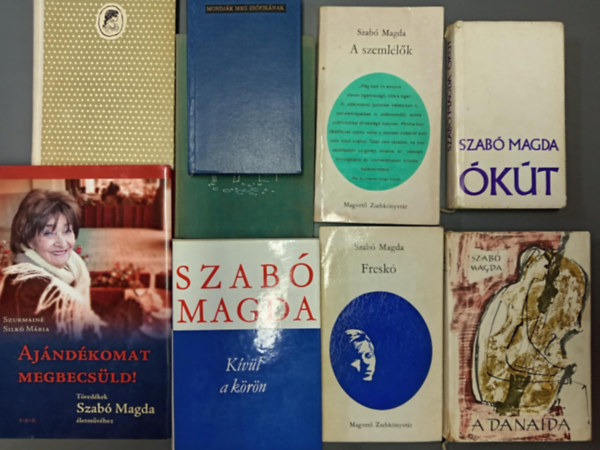Szurmainé Silkó Mária Szabó Magda - Szabó Magda könyvcsomag: Freskó / Kívül a körön / Mondják meg zsófikának / Ókút / A szemlélők / Katalin utca / A danaida / Álarcosbál / Ajándékom megbecsüld! - Töredékek Szabó Magda életművéhez (9kötet)