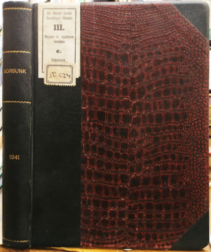 Várkonyi Nándor (szerk.) - Sorsunk - A Janus Pannonius Társaság folyóirata - I. évfolyam 3. és 4. szám (egybekötve)