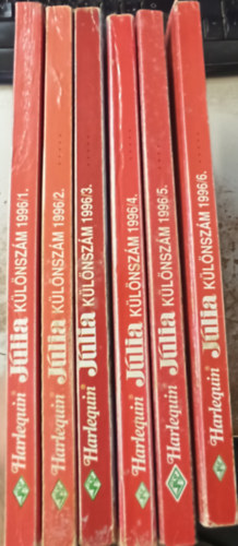 Több szerző - 6 db Júlia különszám 1996. évfolyam 1-6 kötet (teljes)