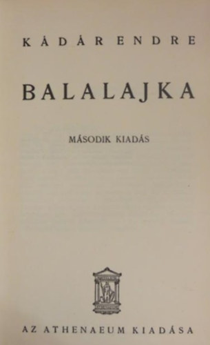 K�d�r Endre - Balalajka
