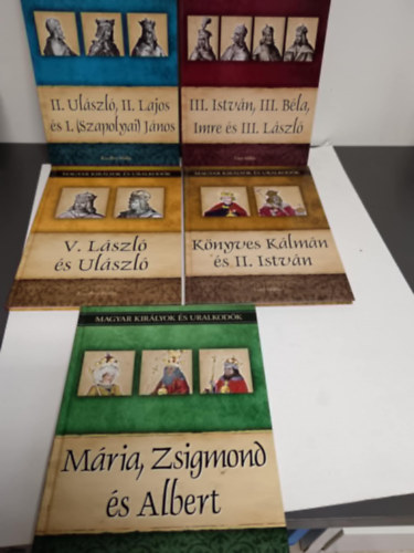 5k�tet Magyar kir�lyok �s uralkod�k sorozatb�l /5,7,11,12,14(c�m a k�pen)