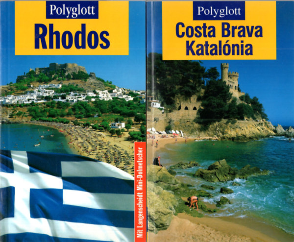 Adam Hopkins, Frauke Burian J�rgen Reiter - 3 db �tik�nyv G�r�gorsz�gr�l ( egy�tt ) 1. Kr�ta, 2. Costa Brava Katal�nia, 3. Rhodos - t�rk�ppel