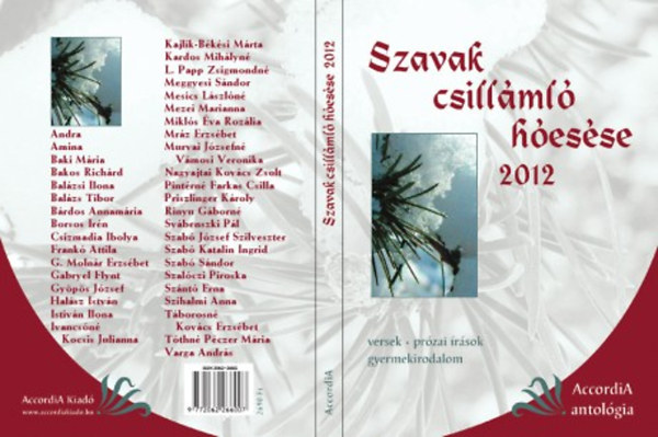 Szavak csillámló hóesése