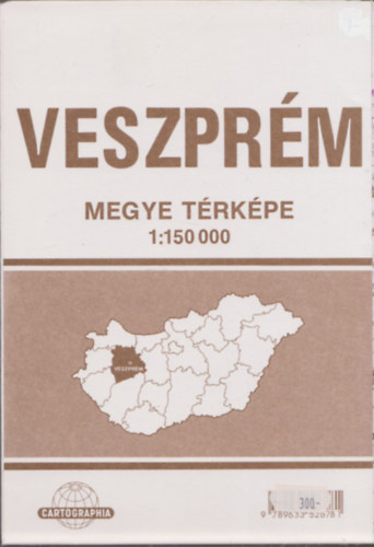 Veszprm megye trkpe (1:150 000)