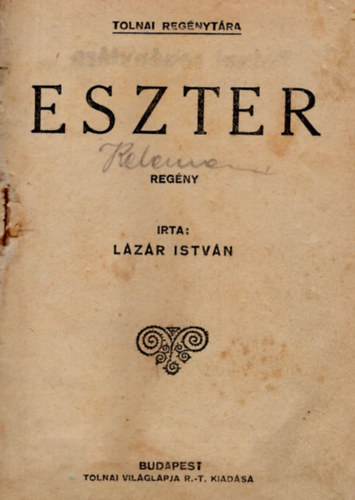 Lázár István - Eszter