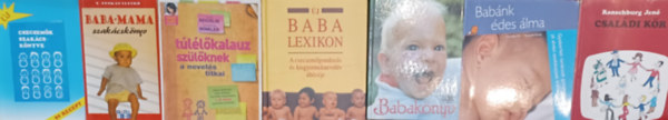 Gail Reichlin Caroline Winkler, Radke Lieber Mller, Rosario Genis Gonzalo Pin, T. Pusks Ildik, Dr. Ranschburg Jen, Devics Jzsefn Miriam Dr. Stoppard - Baba-mama knyvcsomag 7 db: Babaknyv + j babalexikon +  Tllkalauz szlknek + Babnk des lma + Csecsemk szakcsknyve + Baba-mama szakcsknyv + Csaldi kr