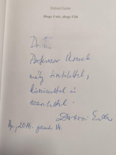 Dobozi Eszter - Ahogy � n�z, ahogy � l�t