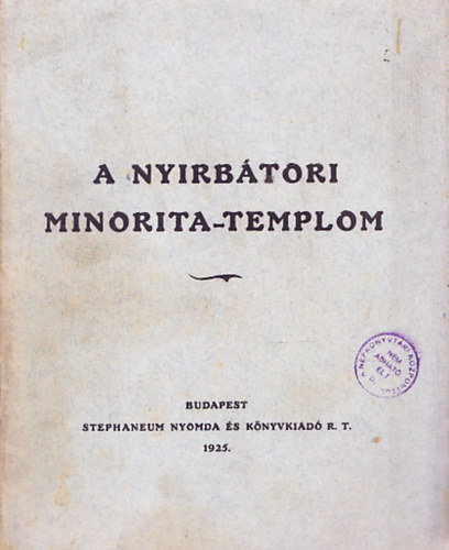 A nyirbtori minorita-templom