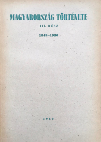 Lukács Lajos - Magyarország története III. rész