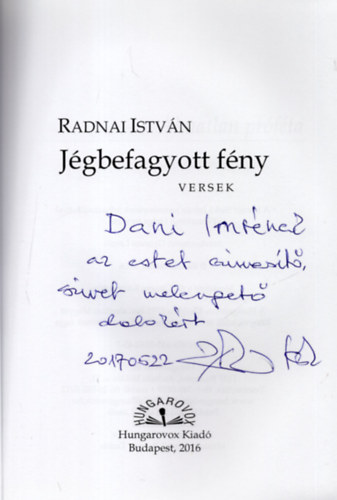 Radnai Istvn - Jgbefagyott fny