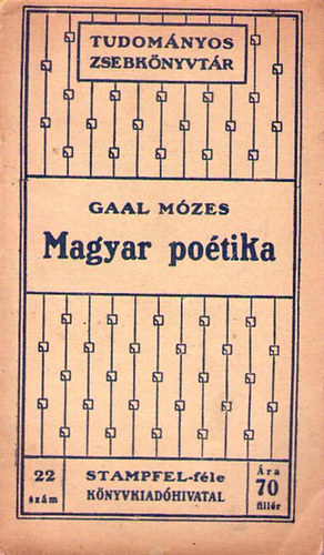 Gaál Mózes - Magyar poétika