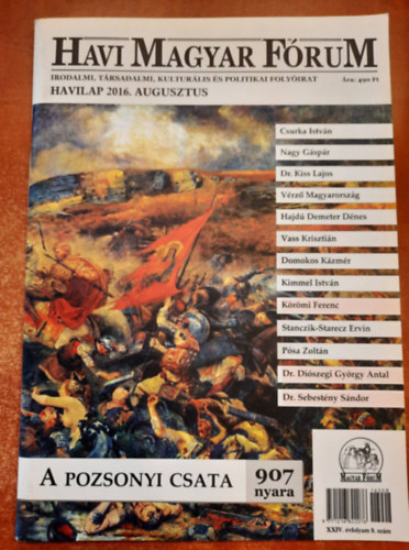 Havi Magyar fórum 2016 Augusztus