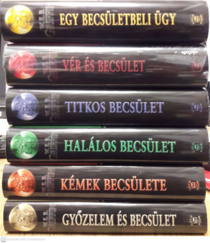 W. E. B. Griffin - Becsületbeli ügyek 1- 6. (Egy becsületbeli ügy, Vér és becsület, Titkos becsület, Halálos becsület, Kémek becsülete, Győzelem és becsület,) 6 kötet