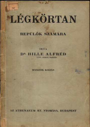 dr. Hille Alfr�d - L�gk�rtan rep�l�k sz�m�ra
