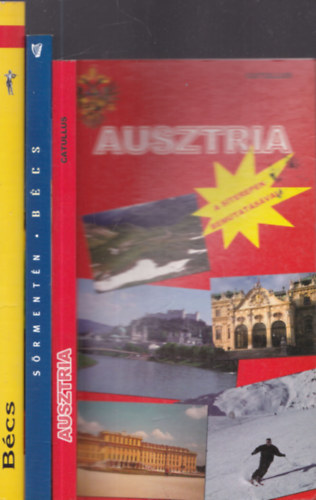 3db. útikönyv: Ausztria (Catullus) + Bécs (Sörmentén) + Bécs (Dekameron)