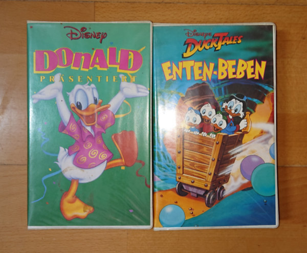 Walt Disney - 2 klasszikus Donald kacsa-mese VHS-n németül: Donald präsentiert, Entenbeben