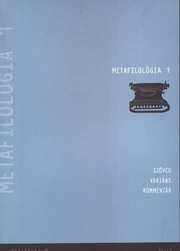 Metafilolgia 1.