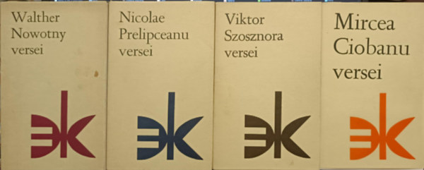 Viktor Szosznora, Walther Nowotny, Nicolae Prelipceanu Mircea Ciobanu - Kortrs Versgyjtemnyek knyvcsomag