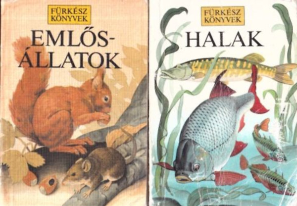 Eml�s�llatok + Halak (2 db F�rk�sz K�nyv)