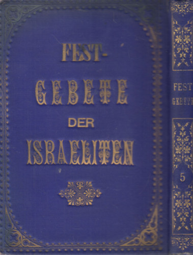 Festgebete der Israeliten 5. (Laubhttenfest)