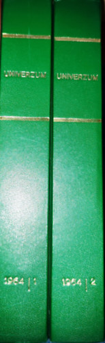 Az Univerzum magazin 1964-es évfolyama két kötetbe kötve