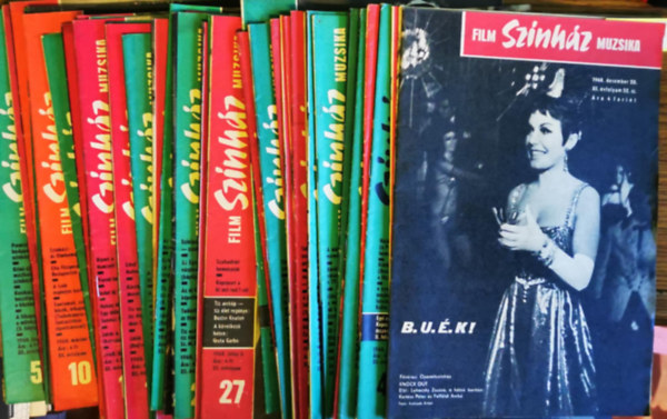 Film Sz�nh�z Muzsika XII. �vf. 1968. 1-52. sz�m ( hi�nyzik:31,32,34,36 )