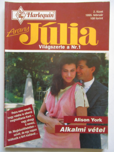Alison York - Arany júlia 1995 február (Alkalmi vétel)