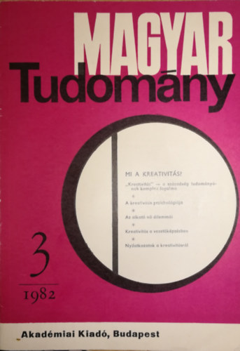Magyar tudomány 1982/3