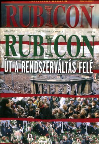 R�cz �rp�d  (szerk.) - 4 db Rubicon foly�irat (2002/8, 2004/2, 2004/5-6, 2005/10-2006/1)