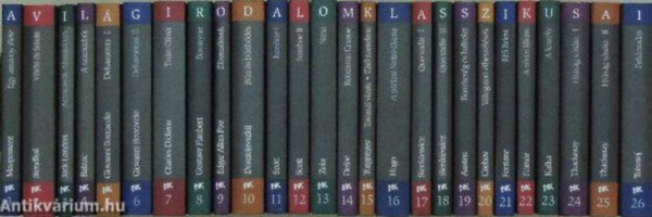 A vil�girodalom klasszikusai 1-26.