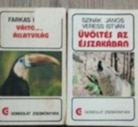 Dr. Szink Jnos Farkas Henrik - 2 db gondolat zsebknyv:vlts az jszakban+Vltoz llatvilg