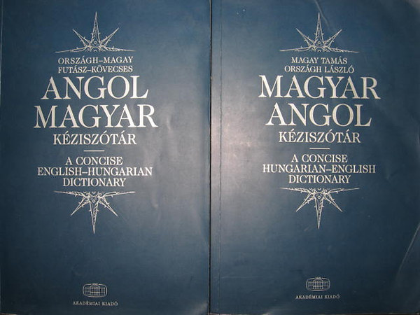 Magay Tams-Orszgh Lszl - Angol-magyar s magyar-angol kzisztr I-II.