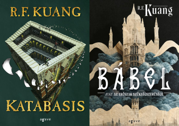 R.F. Kuang R.F. Kuang - 2 db R.F. Kuang reg�ny:Katabasis - (K�l�nleges kiad�s) + B�bel avagy az er�szak sz�ks�gszer�s�ge + B�bel avagy az er�szak sz�ks�gszer�s�ge