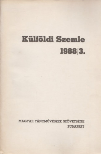 Fuchs Lvia - Klfldi Szemle 1988/3.