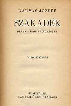 Darvas J�zsef - Szakad�k