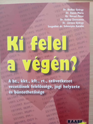 Ki felel a vgn?
