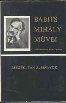 Babits Mih�ly - Essz�k, tanulm�nyok I-II.