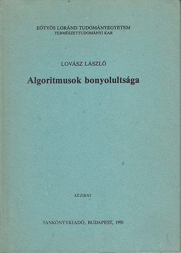 Lov�sz L�szl� - Algoritmusok bonyolults�ga