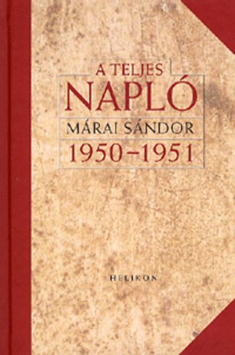 Mrai Sndor - A teljes napl - 1950-51